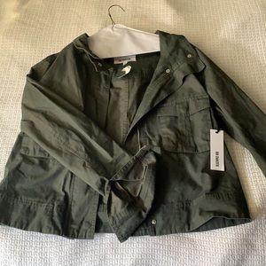 Cropped Cargo Jacket